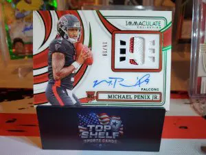 2024 Immaculate Collection Michael Penix Jr RPA 15/18