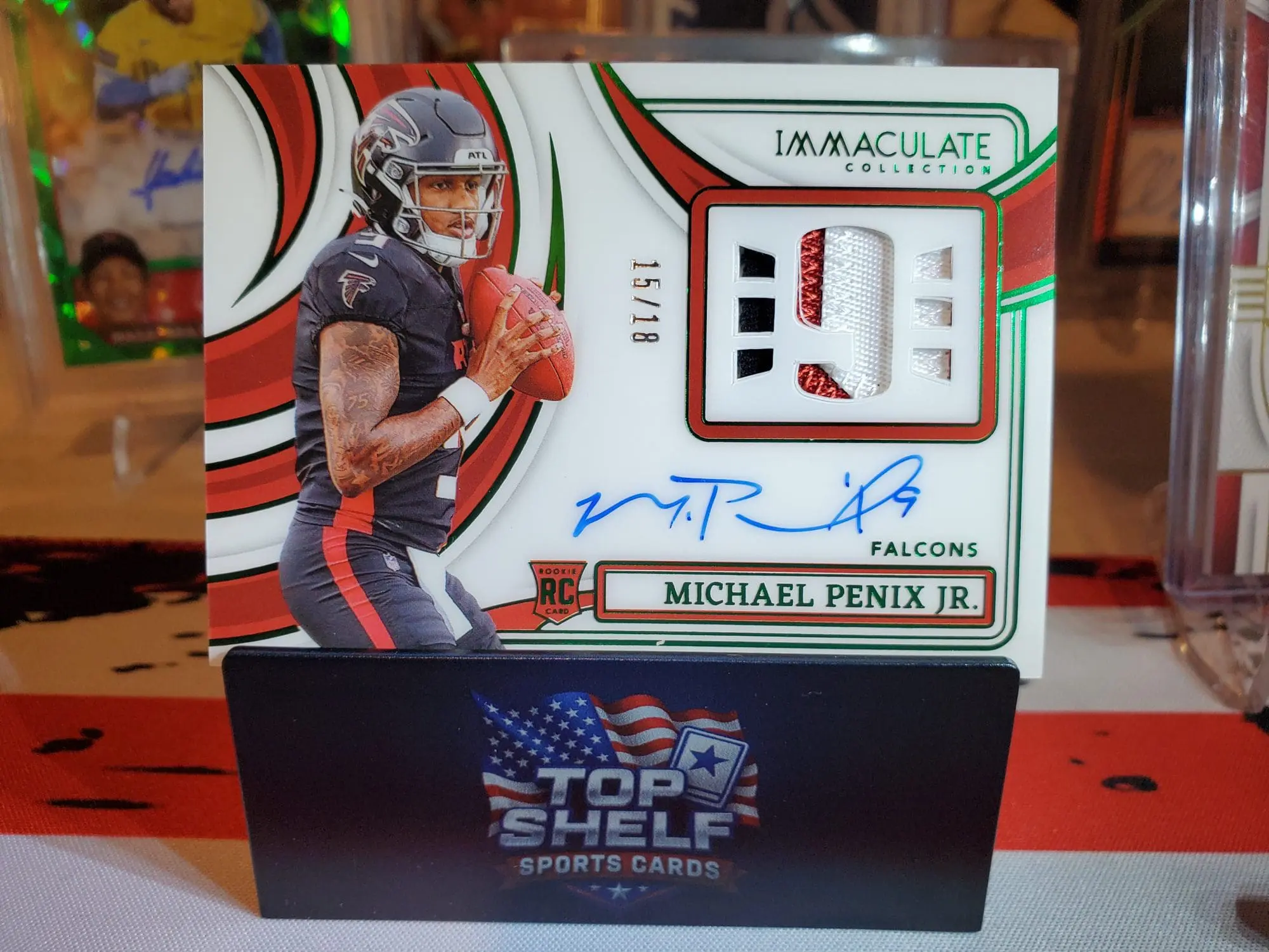 2024 Immaculate Collection Michael Penix Jr RPA 15/18