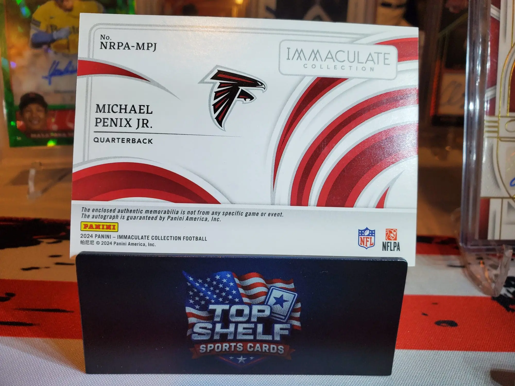 2024 Immaculate Collection Michael Penix Jr RPA 15/18 - Image 3