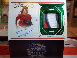 2023 Flawless Baseball Flawless Signature Materials James Wood 4/5