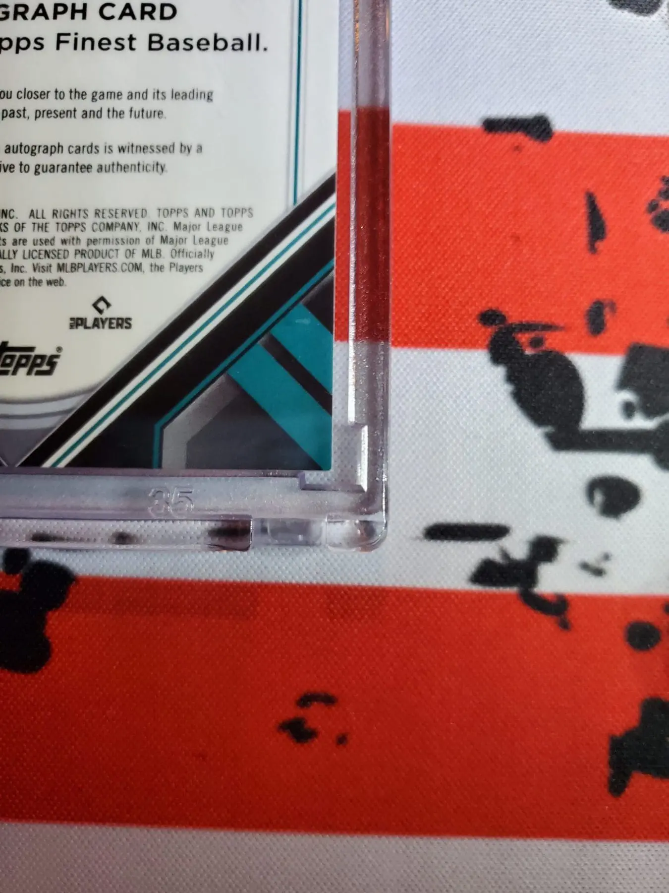 2022 Topps Finest Cal Raleigh Finest Rookie Designs Autograph - Image 7