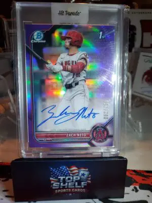 2022 Bowman Draft Zach Neto 1st Bowman