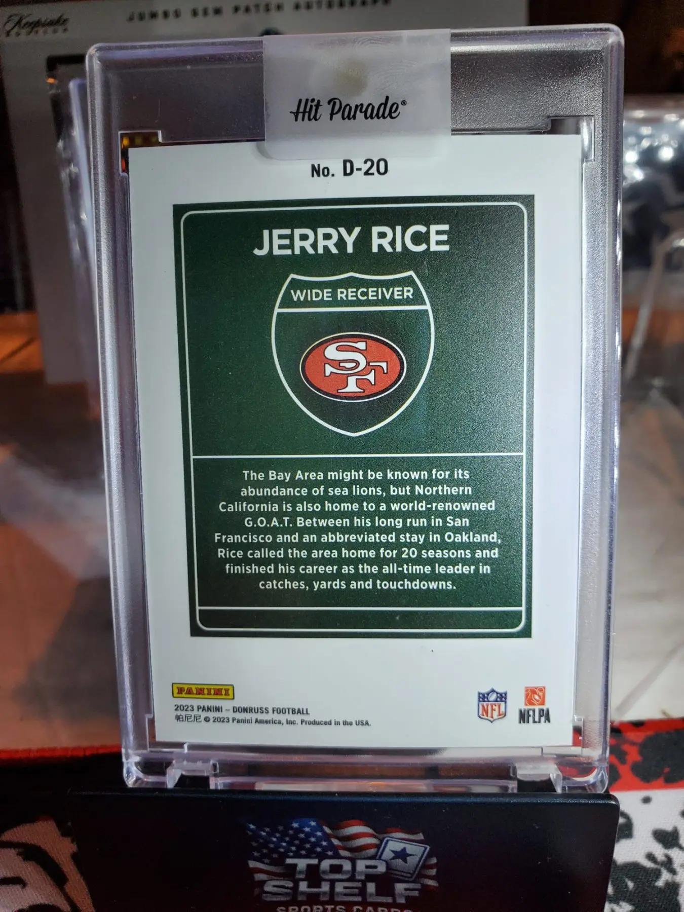 2025 Donruss Downtown Jerry Rice - Image 3