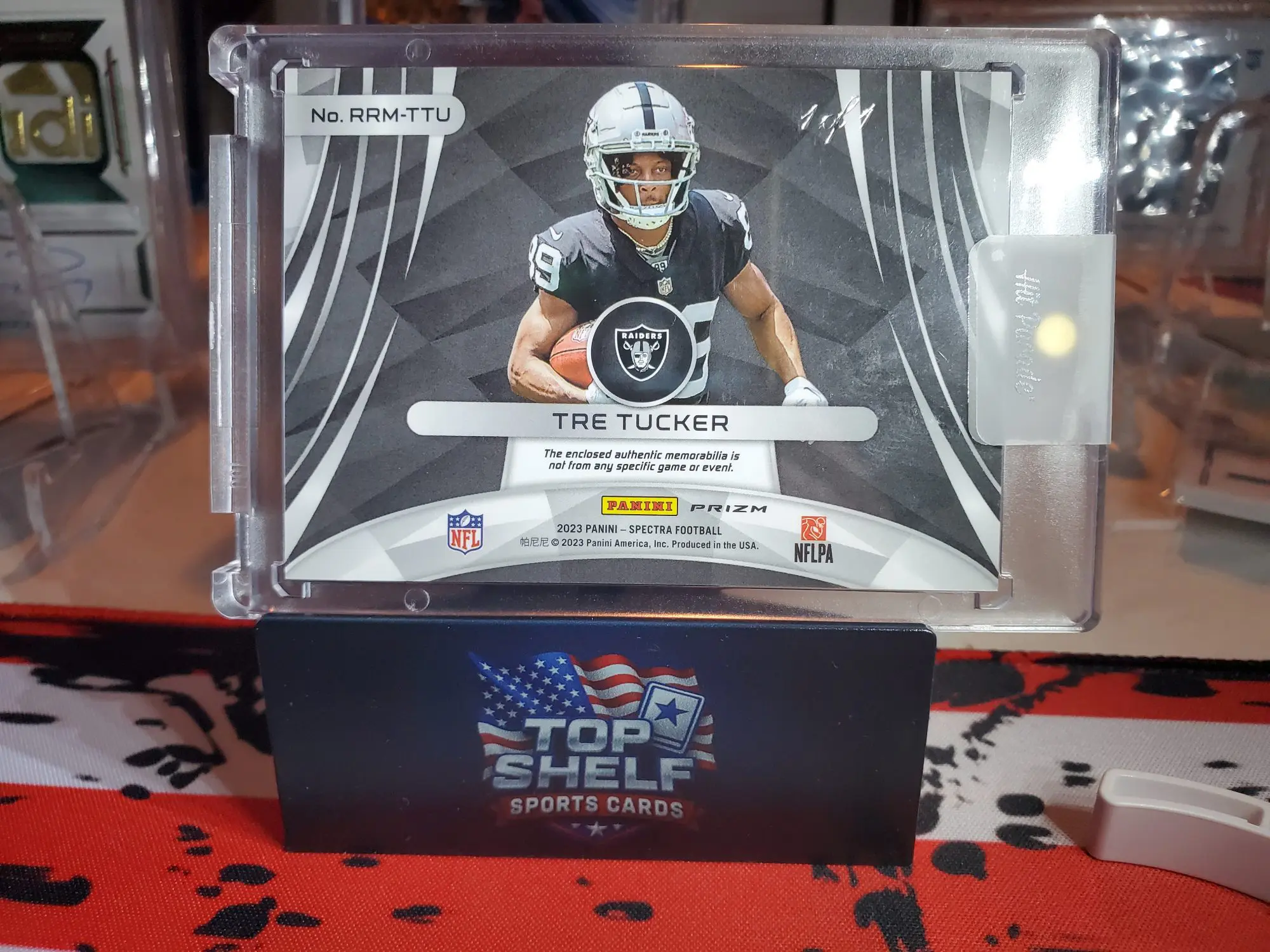 2023 Spectra Rising Rookie Tre Tucker Gold Superfractor 1/1 - Image 3