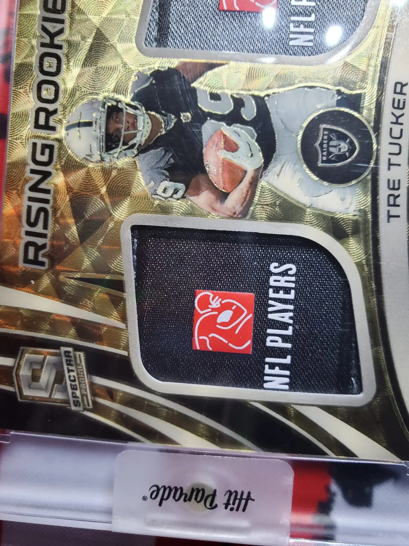 2023 Spectra Rising Rookie Tre Tucker Gold Superfractor 1/1 - Image 6