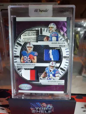 2023 Certified Stitches In Time Josh Allen/Dalton Kincaid/Stefon Diggs/5
