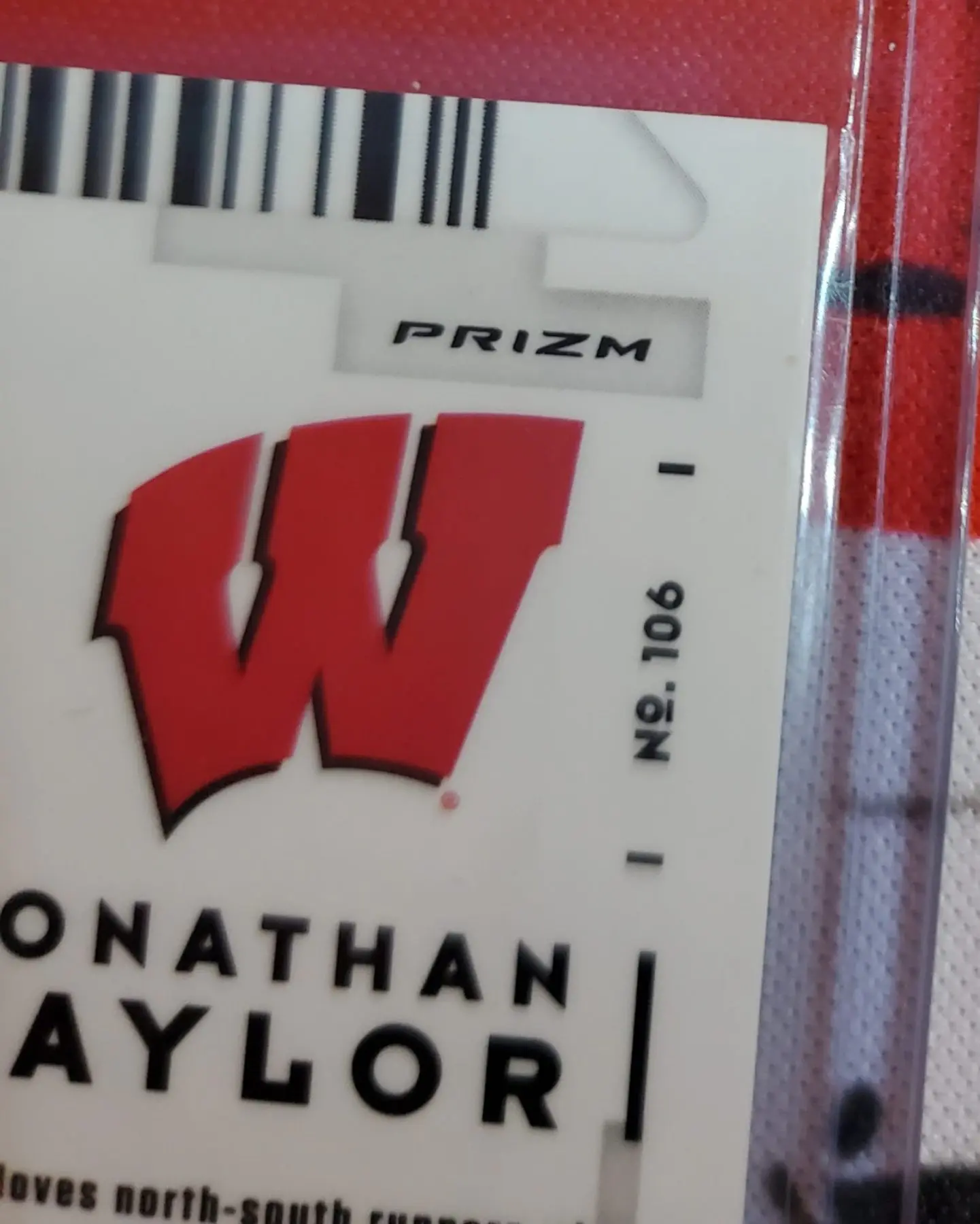 2020 Contenders Optic Jonathan Taylor Autograph Hyper Prizm RC - Image 6