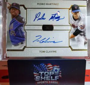 2024 Topps Definitive Collection Pedro Martinez/Tom Glavine Dual Autographs/35