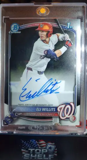 2025 Bowman Chrome 1st Bowman Eli Willetts 1st Bowman Chrome Autograph