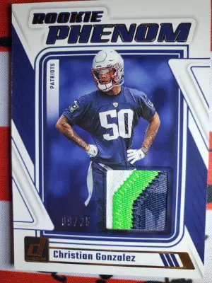 2023 Donruss Christian Gonzalez Rookie Phenom ERROR card /25