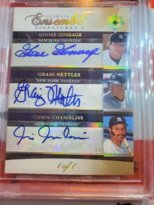 2006 Ultimate Collection - Ultimate Ensemble Signatures 3 Autos 1/1