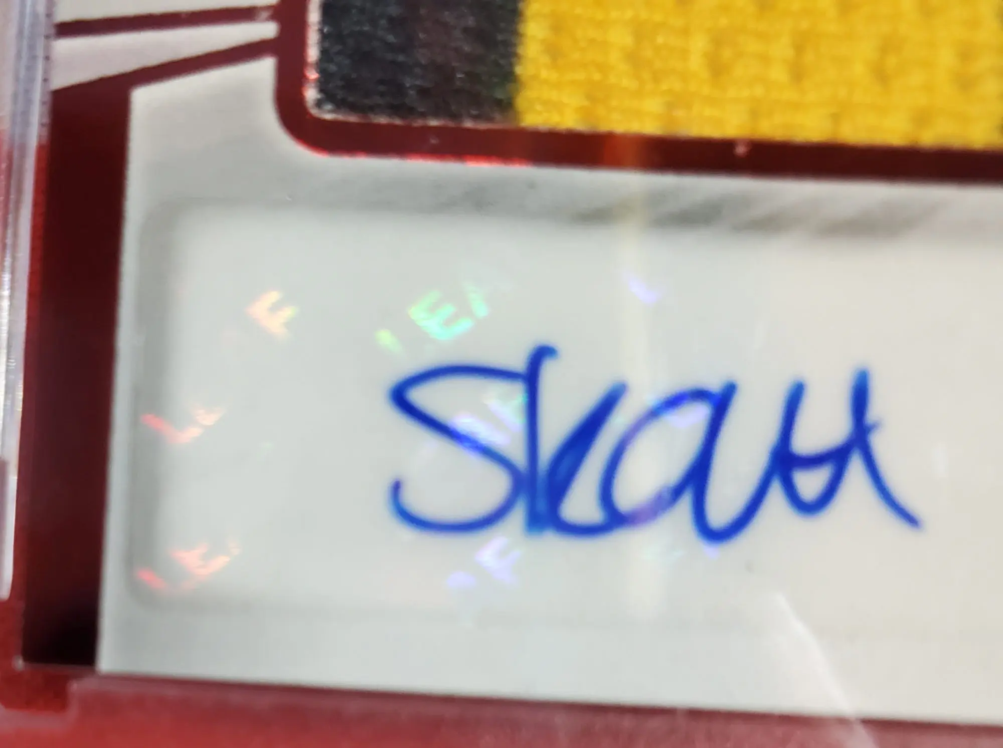 2025 Leaf Trinity - Rookie Auto Memorabilia Cam Skattebo #RM-CS1 Ruby /2(AU, - Image 10