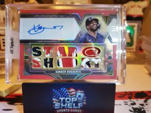 2022 Topps Triple Threads - Autograph Relics Xander Bogaerts 1/1