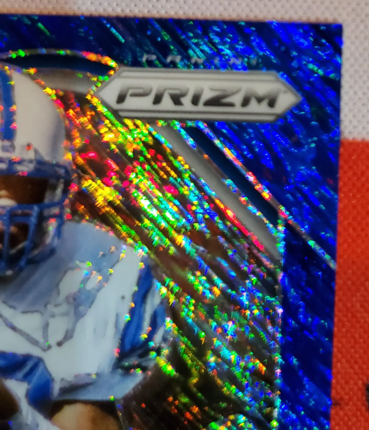 2025 PRIZM MARSHALL FAULK BLUE SHIMMER AUTOGRAPH/25 - Image 8