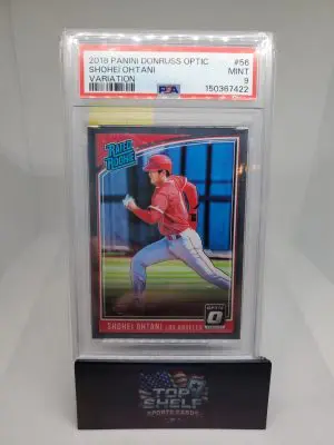 2018 Panini Donruss Optic Shohei Ohtani Rated Rookie Variation PSA9
