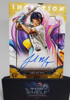 2025 Topps Inception Baseball Jake Mangum Rookie and Emerging Stars Autograph /50