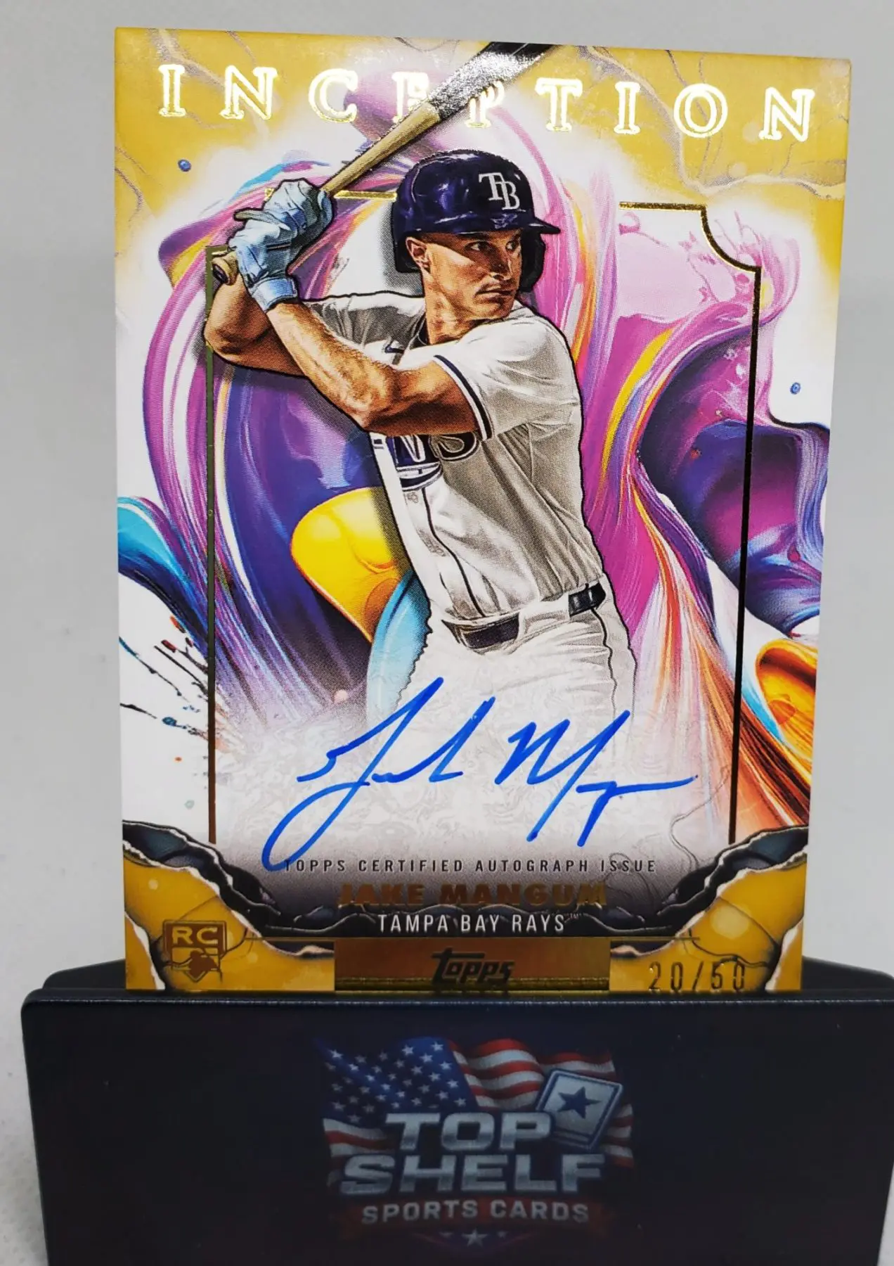 2025 Topps Inception Baseball Jake Mangum Rookie and Emerging Stars Autograph /50