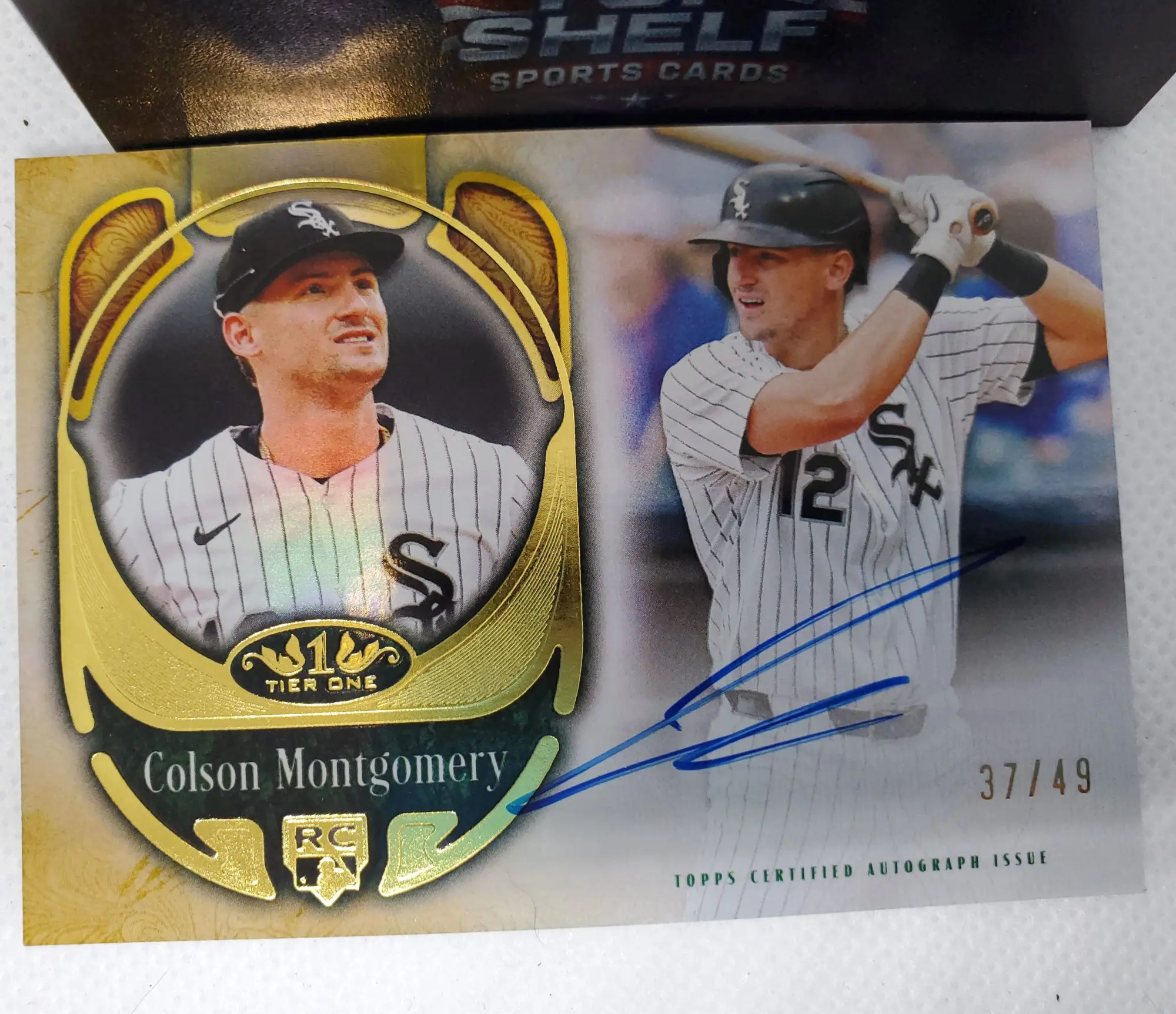 2026 Topps Tier One Baseball Tier One Rookie Class Autos Colson Montgomery - Image 2