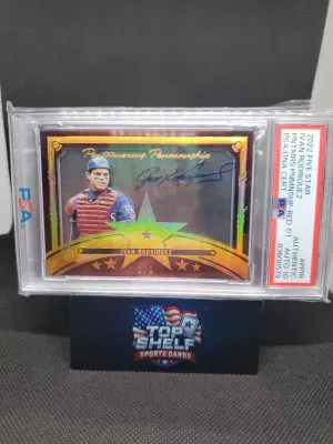 2022 Five Star Ivan Rodriguez Pentamerous Penmanship red 1/1