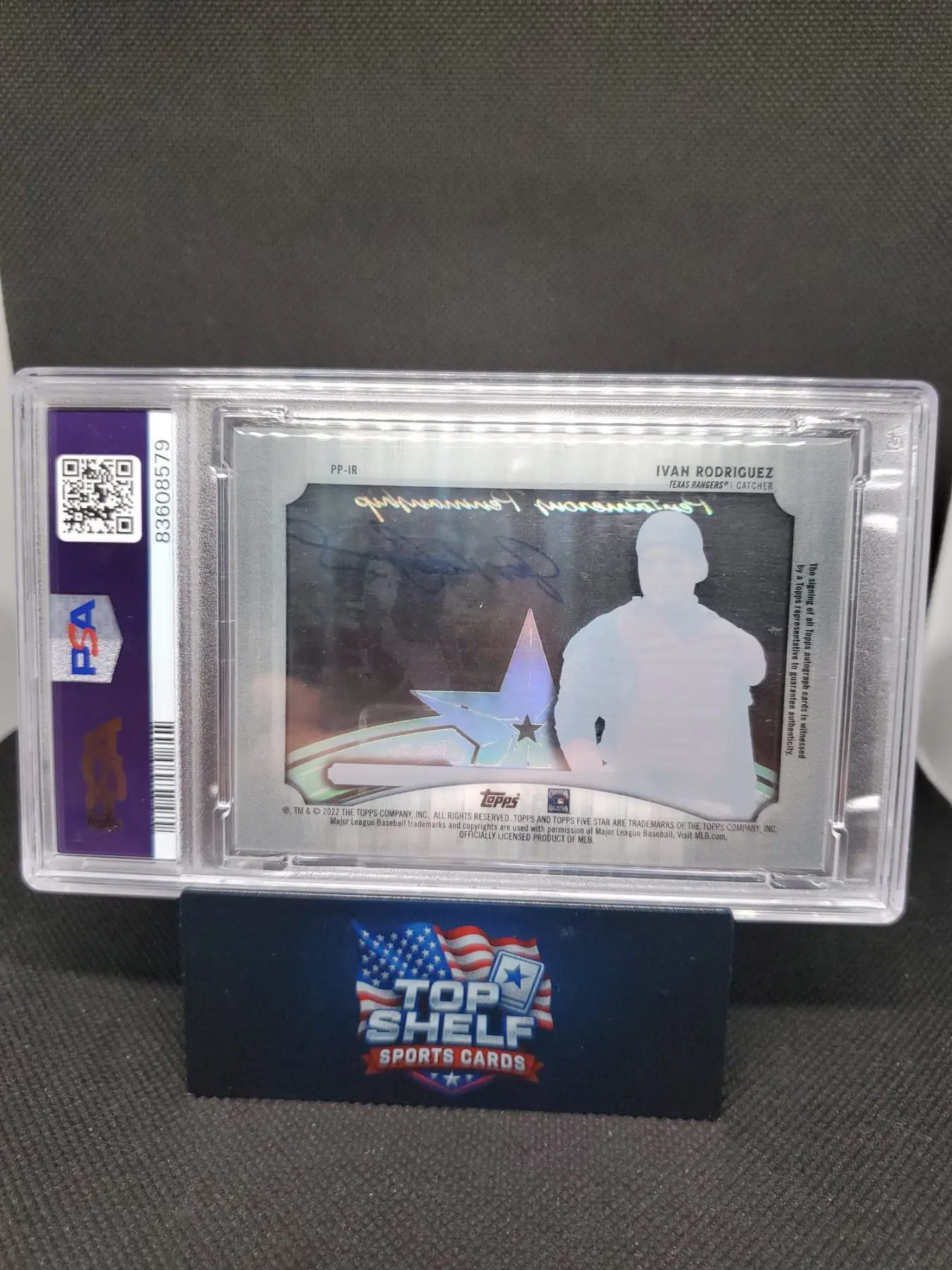 2022 Five Star Ivan Rodriguez Pentamerous Penmanship red 1/1 - Image 3