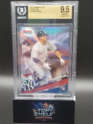 2017 Bowman's Best Aaron Judge Refractor #1  RC BGS9.5