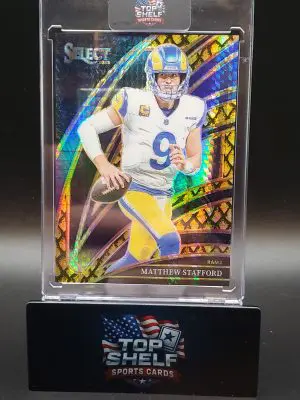 2025 Panini Select Matthew Stafford Gold Dragon Scale 6/10