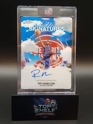 2025-26 Topps Chrome colr match Sky-Write Signatures Rip  Hamilton #SWS-RIP Refractor