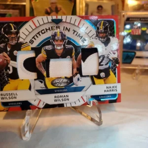 2024  Certified Stitches In Time Russell Wilson/Roman Wilson/Najee Harris 04/25