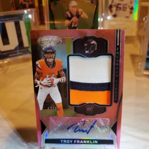 2024 Panini Certified - Freshman Fabric  Signatures  #FMS-TFN Troy Franklin