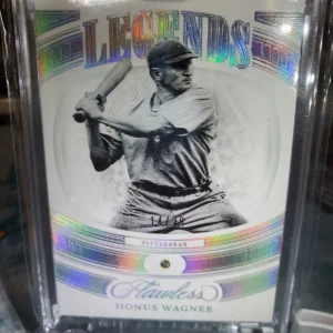 2023 Flawless Baseball Legends Honus Wagner Diamond Card /20