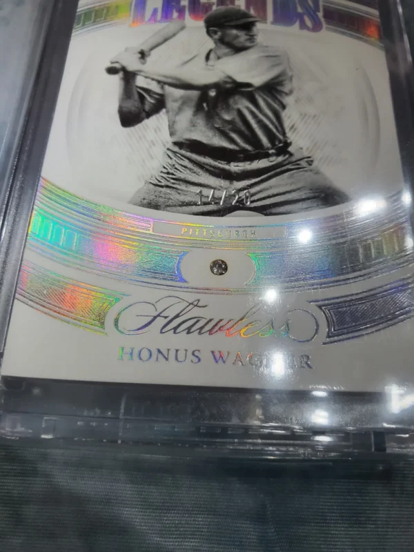 2023 Flawless Baseball Legends Honus Wagner Diamond Card /20 - Image 5