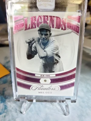 2023 FLAWLESS BASEBALL FOTL LEGENDS Mel Ott Diamond Pink /2