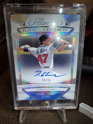 2023 Panini Flawless - Flawless Achievements Tom Glavine #FA-26 /25 (AU)
