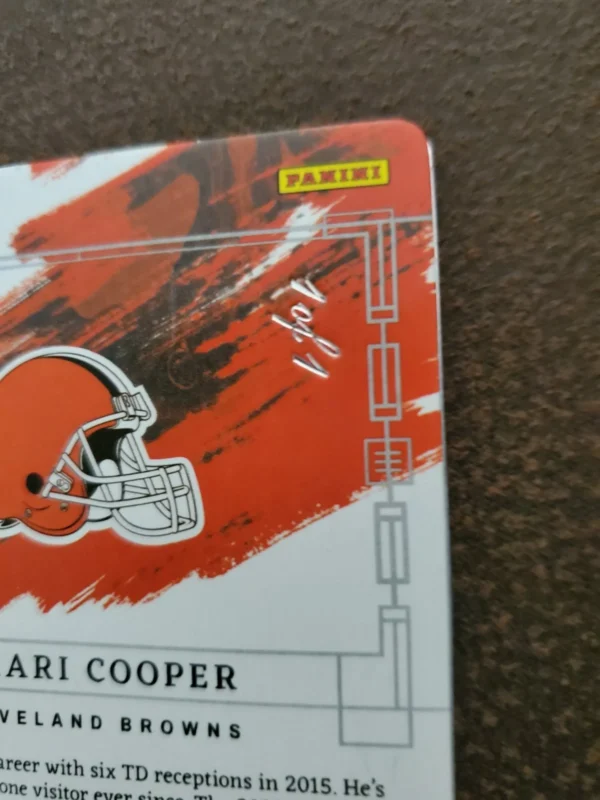 2024 Impeccable Football Printing Plate Amari Cooper 1/1 - Image 3