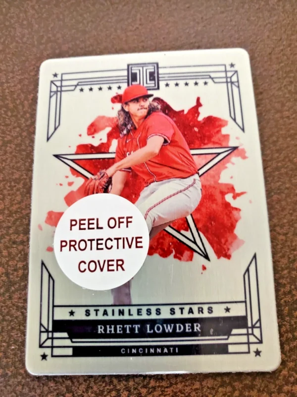 2024 Panini Impeccable - Stainless Stars Rhett Lowder #10 /99 (RC)