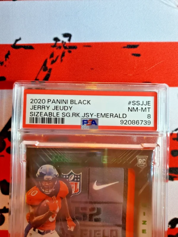 2020 Panini Black Jerry Jeudy Sizeable Signatures Patch Auto /5 - Image 4