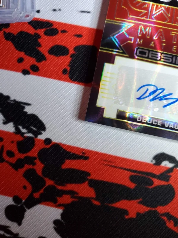 2024 Panini Obsidian - Matrix Material Autographs Kendre Miller #MMA-KMR Molten - Image 5
