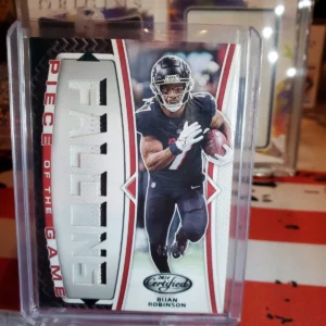 2024 Panini Certified - Piece of the Game Relics Bijan Robinson #POG-BRN Teal...