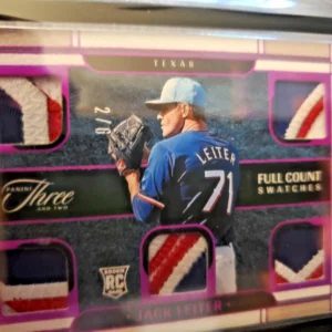 2024 Three And Two Full Count Swatches Jack Leiter /6