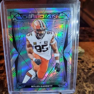 2024 Obsidian Myles GARRETT SILVER /75 #43