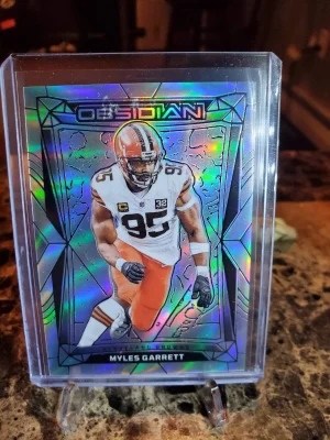 2024 Obsidian Myles GARRETT SILVER /75 #43