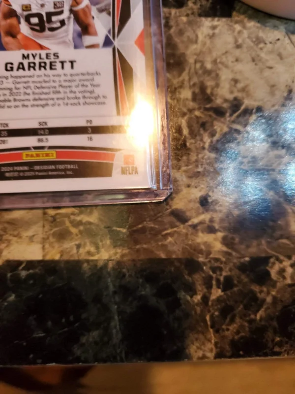 2024 Obsidian Myles GARRETT SILVER /75 #43 - Image 4