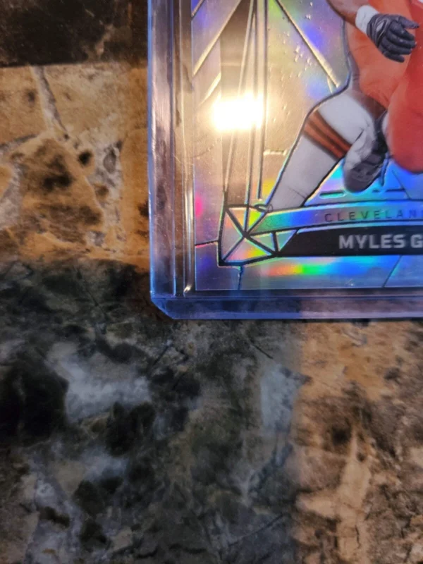 2024 Obsidian Myles GARRETT SILVER /75 #43 - Image 6