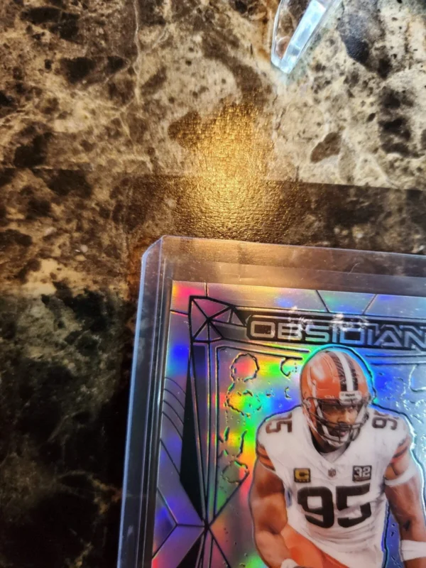 2024 Obsidian Myles GARRETT SILVER /75 #43 - Image 8