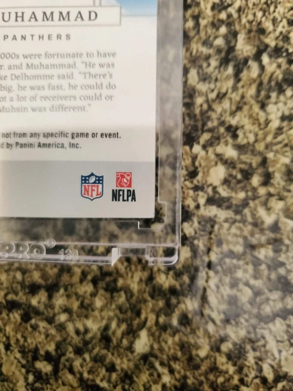 2024 Impeccable Football Elegance Retired Patch Autograph Mushin Muhammad /75 - Image 7