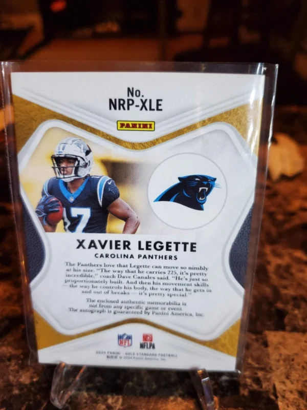 2024 Panini Gold Standard - Nouveau Riche Patch Autographs Xavier Legette... - Image 2