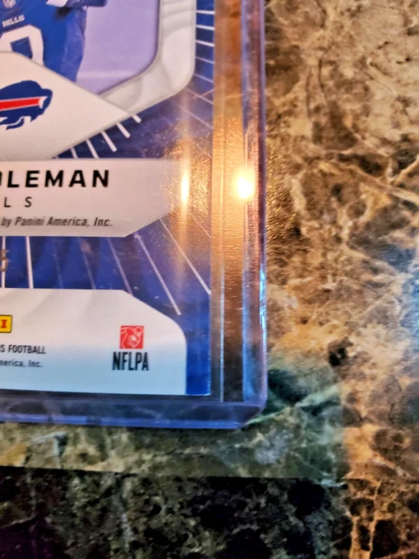 2024 Panini Illusions - Rookie Vision Signatures Keon Coleman #RVS-KCN Red &... - Image 8