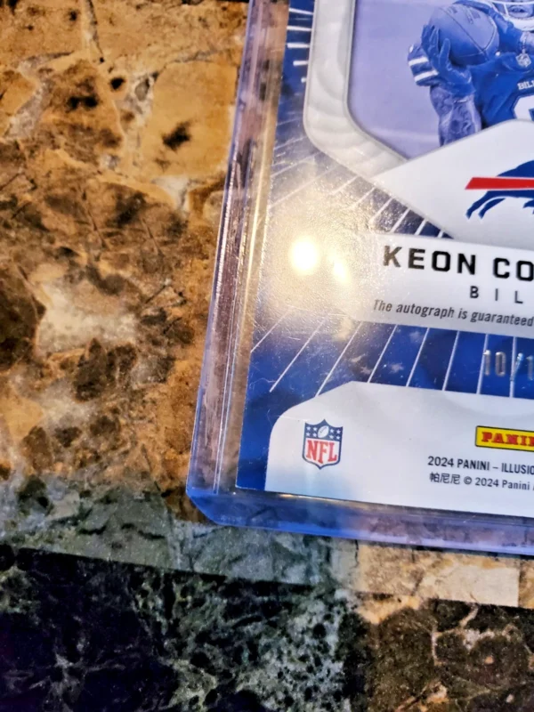 2024 Panini Illusions - Rookie Vision Signatures Keon Coleman #RVS-KCN Red &... - Image 2