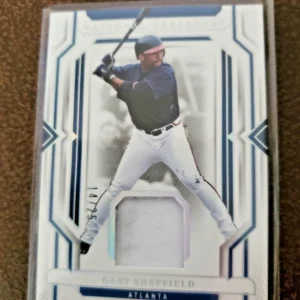 2024 National Treasures Material Treasure Gary Sheffield/25 Game Used Dirty Patc