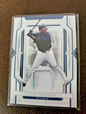 2024 National Treasures Material Treasure Gary Sheffield/25 Game Used Dirty Patc